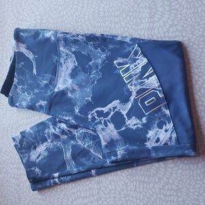 Pink Brand Blue and White Marble Leggings